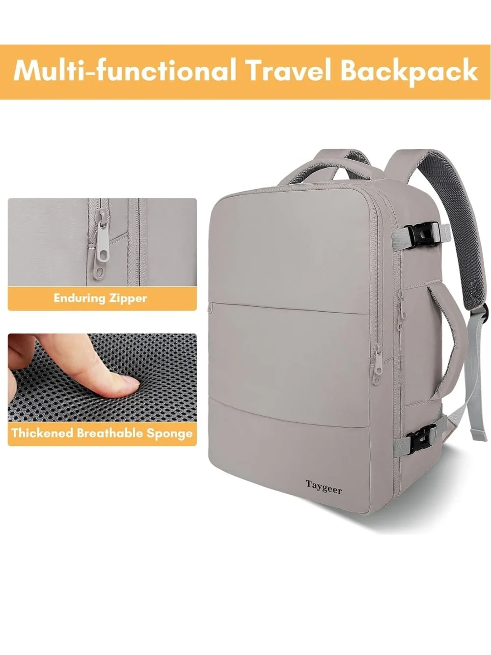 Taygeer Laptop Backpack Purse for Women, Backpack for College Essentials